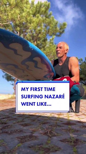 First Time Surfing Nazaré: Incredible 15ft Waves Experience