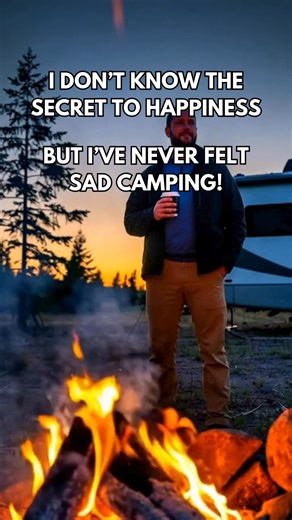 Camping just brings the happiness out of you. | Camper FAQs