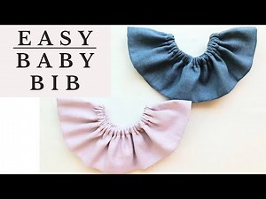 How to sew a Baby Bib - Make a drool bib/DIY Reversible Baby Bibs Tutorial