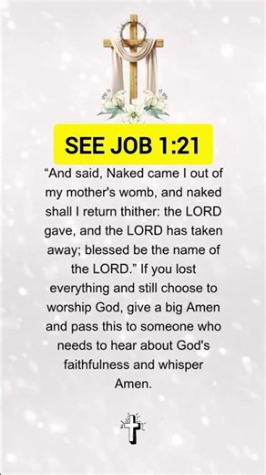 SEE JOB 1:21 #bibleverse #bookofjob #gospel #lovejesuschrist #faith