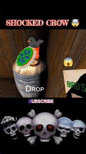 🤯GRANNY l CROW 🐦‍⬛ SHOCKED 😳 SHORT GAMEPLAY 😍 #grannyhorrorgame #granny #tipsandtricks #shortvideo