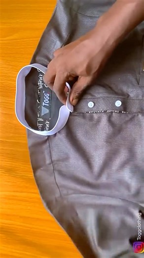 How to cut a mandarin or bishop collar step by step | Toggclothing