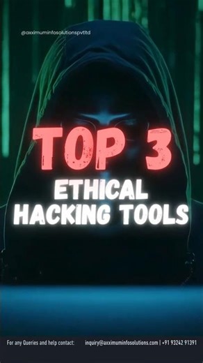 TOP 3 ETHICAL HACKING TOOLS #hackingtool #ethicalhacker #kalilinux