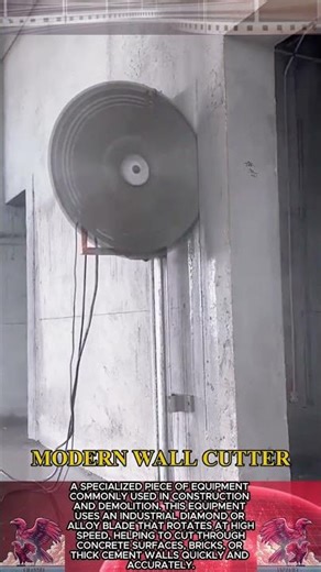 High-tech super fast concrete wall cutter