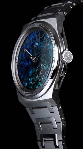 CZAPEK | Antarctique - Plique-à-jour - Polar Blue #watch #luxury #luxurywatches