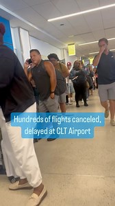 A look inside Charlotte Douglas International Airport - CLT as hundreds of delays and cancellations have been reported due to severe weather “across the country.” Latest here: https://bityl.co/RP3B | WBTV News
