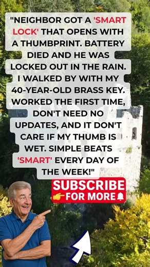 SIGMA GRANDPA: Smart Lock vs. Old Brass Key! 😂 Tech Fail #shorts #funny #sigma