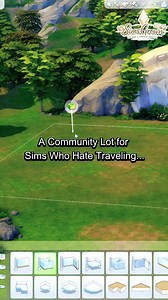 20K views · 194 reactions | Built a community lot for Sims who hate...