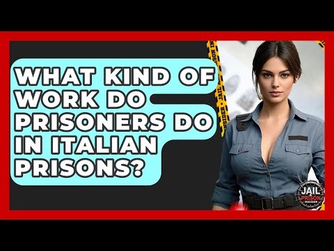 What Kind Of Work Do Prisoners Do In Italian Prisons? - Jail & Prison Insider