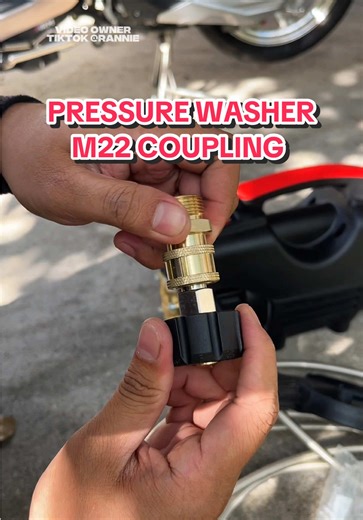 Quick Release M22 Coupling for Pressure Washers