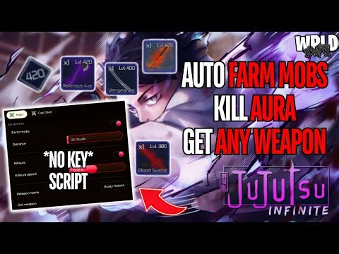 ❄️ Jujutsu Infinite Script *NO KEY* | Auto Farm Mobs, Kill Aura, Instant Kill, Get Any Weapon & More