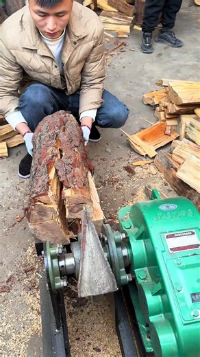 # Just do it! 💪💪💪 Home electric firewood splitter