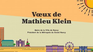 🌟 Mathieu Klein, Maire de Ville de Nancy et Président de la Métropole du Grand Nancy, vous présente ses vœux pour 2️⃣0️⃣2️⃣4️⃣. | Ville de Nancy