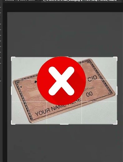 how to crop documents perfectly in photoshop 2026 #photoshop