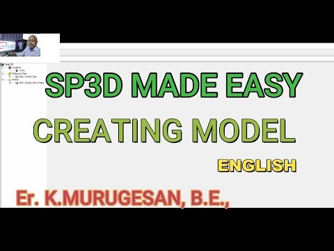 CREATING MODEL IN SP3D IN ENGLISH