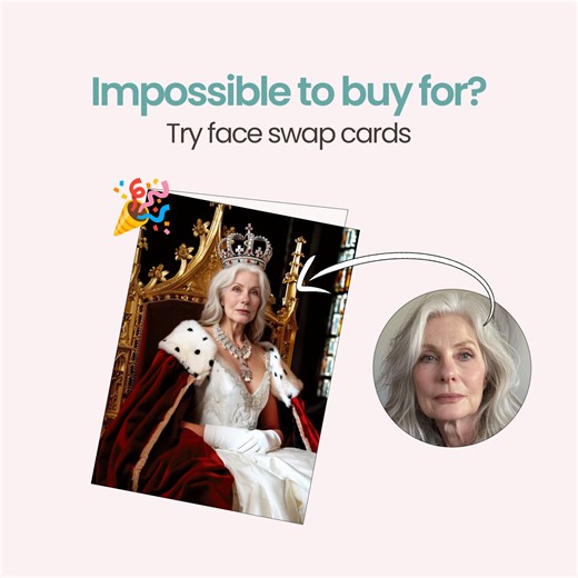 Struggling to know what to buy them? Try face swap cards ✨ | Lookalikey
