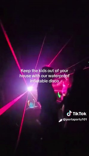 Inflatable Nightclub Kids Party Ideas