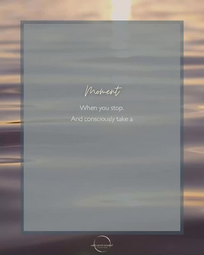 MOMENT — Consciously taking a breath can be so satisfying. Pausing. Inhaling deeply — pulling air in, filling the lungs, feeling the chest expand. Then slowly exhaling… the warmth of your breath leaving the body, the gentle softening of muscles as everything releases. It’s a beautiful thing — a small gift you can give yourself. If reading this made you take a slow, relaxing breath… Yay! That makes me happy. Happy weekend, -joanna  | Bodyology | Facebook