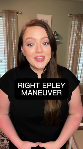 Right Epley Maneuver Guide for BPPV Relief