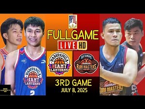 MPBL LIVE IN HD | PAMPANGA VS BATANGAS CITY | JULY 8, 2025