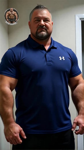 @romawrestlerai #underarmour #poloshirt #mensclothing #musclebear #strongman | Romawrestlerai