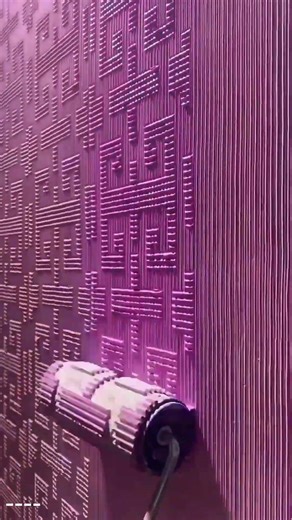 Roller brush art paint