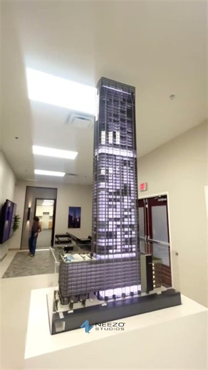 Building a scale model of the tallest tower in Tennessee👀 #architecture