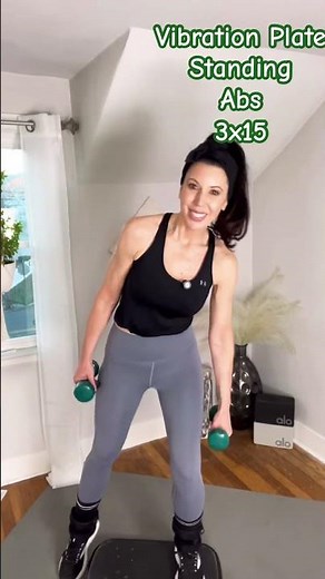 Vibration Plate Standing Abs #vibrationplateworkout #vibrationplateexercises #abworkout