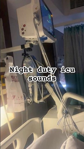 Night duty icu sounds #hospital #doctor #icupatient #nightduty #icu #hardwork #nurselife #life