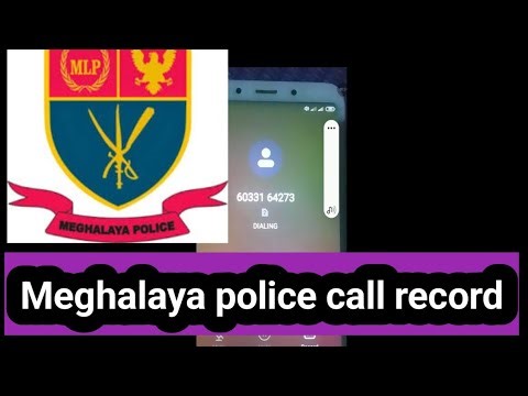 Meghalaya police helpline number o call kae nia chim 😄