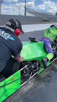 Testing NEW Top Fuel Motorcycle