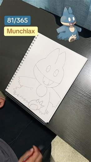 Drawing Munchlax #drawing #pokemon #pokémon #travisscott #munchlax #snorlax #sinnoh #draw #artist