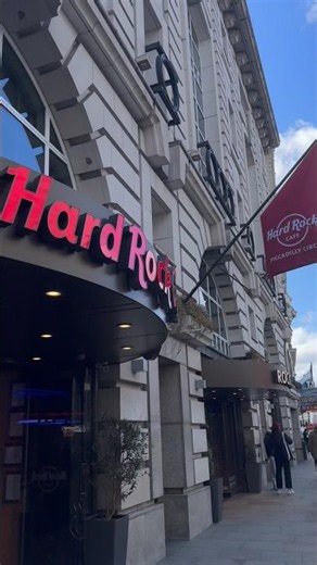 Hard Rock Cafe in iconic Leicester square in London #britain #hardrockcafe