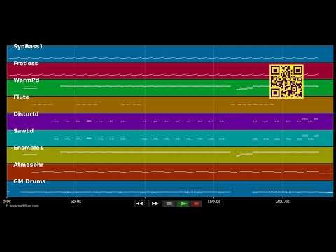 🎵 My favouritte stranger - Depeche Mode (MIDI individual tracks) 🎹