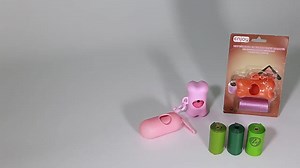 Custom Biodegradable Cornstarch Dog Poop Bag Disposal Compostable Pet Waste Collection Bag