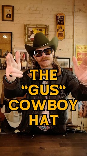 The “Gus” cowboy hat! This hat is iconic as they come! Based on Gus McCrae from lonesome dove! We love this shape. In fact I might just make one for myself! Stay WILD! #westernstyle #westernfashion #cowboyhat #mensfashion #fashion #westernlifestyle #western #outlawcountry #countrymusic | Wild Hats