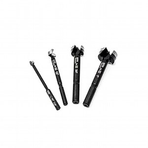 Bora Tempest Forstner Bit : 4 Pc Set in Clamshell, 1/4", 1/2", 3/4" & 1"