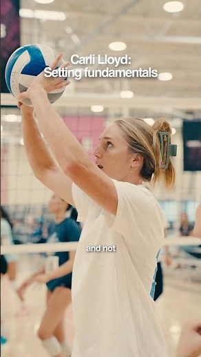 Carli Lloyd emphasizes the importance of having sound hands when you release the ball as a setter.