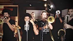 Our debut cover of Rage Against The Machine's Bombtrack ft. Darius Christian Jones! Check it out! Download mp3 here: http://bit.ly/2wXqzP7 | Brass Against