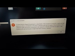 Fix This "C" Users Downloads Not Found || Very Easy Method