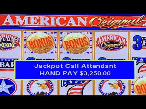 JACKPOT HANDPAY ON AMERICAN ORIGINAL SLOT MACHINE ★ HIGH LIMIT BONUS FREE SPINS ➜ FREE PLAY
