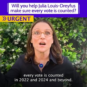 366 reactions · 43 shares | Julia Louis-Dreyfus has an urgent message for you: In 2022, we have to elect Democrats in key state races who will make sure every vote is counted in 2024 and beyond. If you agree that we need to kick out officials who tried to overturn the election results in 2020, make a donation today to a group of organizations working to elect Democrats down the ballot: | Democratic Legislative Campaign Committee - DLCC | Facebook