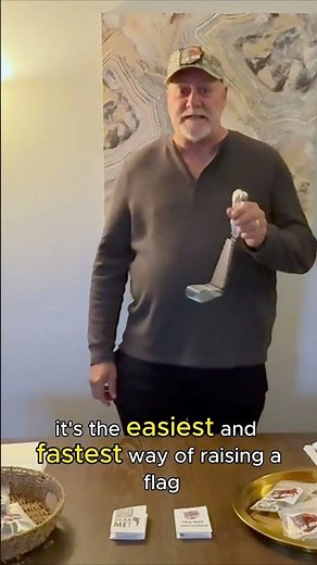 The easiest and fastest way to raise your flag like a pro! #FlagHack #VeteranOwned #SmallBusiness