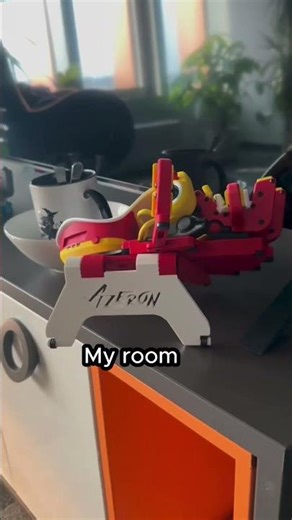 Send a photo of yours too 😂 #gaming #azeron #gamingkeypad #room #pcsetup #cyborg2 #haos #pov