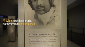 National Museum of the U.S. Army - Soldiers' Stories Pylons