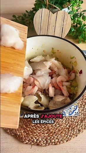 Soupe poisson & fruits de mer 🐟🦐🥔super facile à faire et tellement réconfortante !