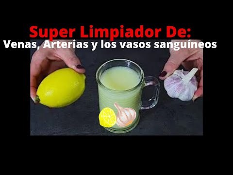 Natural Remedy for cleaning blood vessels, Veins and Arteries - lemon and garlic