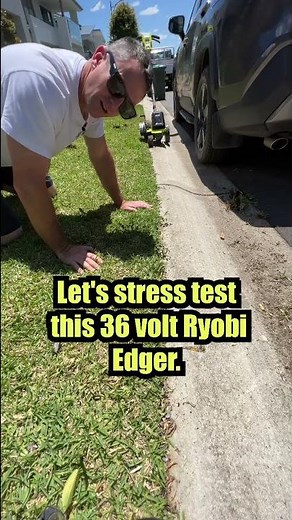 Can it do it? Ryobi 36v Edger