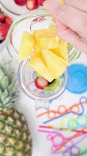 How to make a smoothie step by step🧋