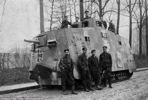 A7V Sturmpanzerwagen tank, "Mephisto." | Military Heaven
